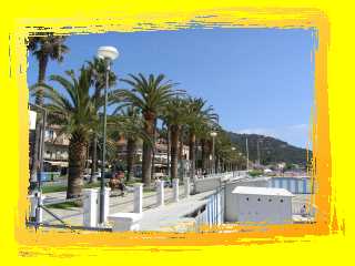 Die Promenade von Andora