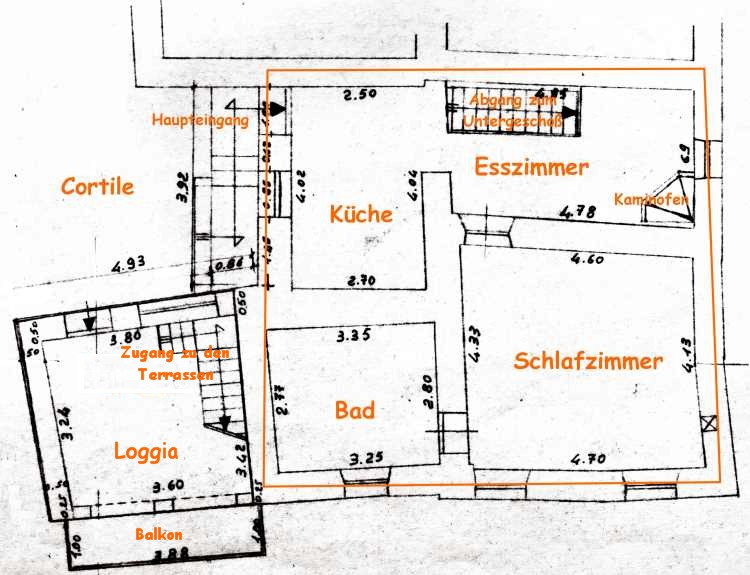 Grundriss Obergescho�